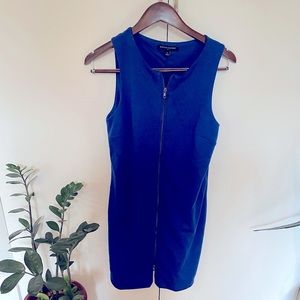 Banana Republic Blue zipper dress